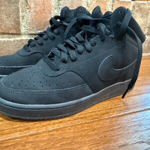Nike court vision mid Black Athletic Shoes - men’s 7